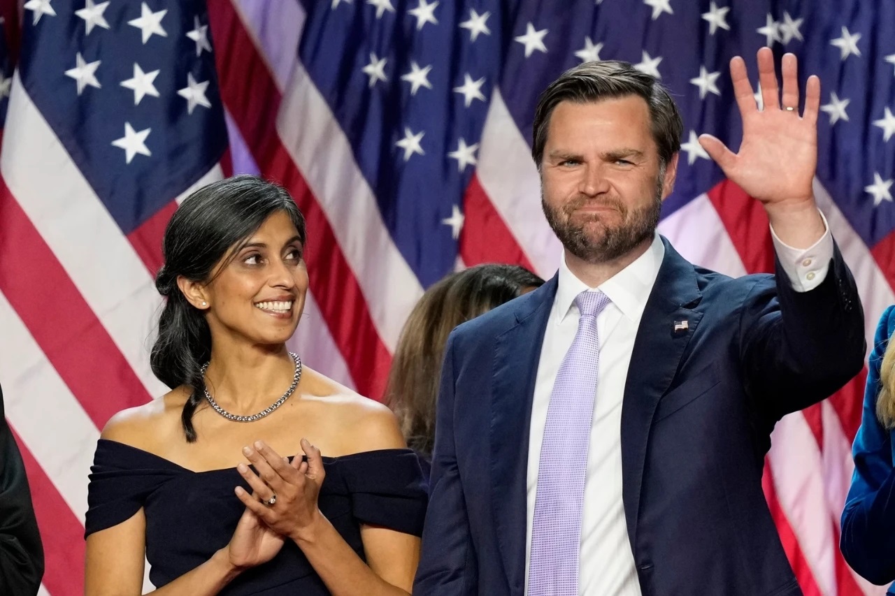 J.D. Vance and his wife Usha Vance