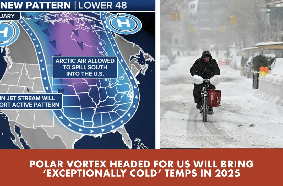 the vortex has the potential to bring a major winter storm.