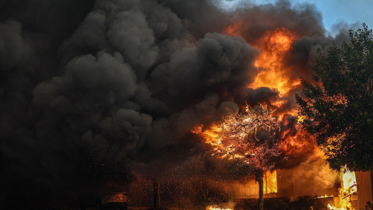 The Santa Anna Winds are extremely dry and known as the 'Devil's Wind' due to its tendency to trigger wildfires.