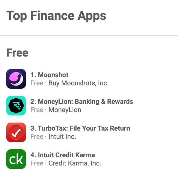 the Moonshot app for buying and selling cryptocurrencies on Solana quickly topped the list of financial apps in the U.S. iOS App Store.