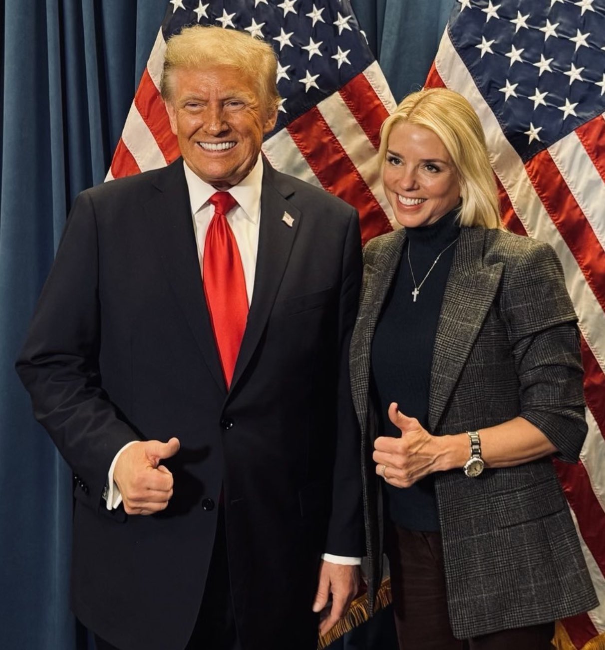 Trump and Pam Bondi