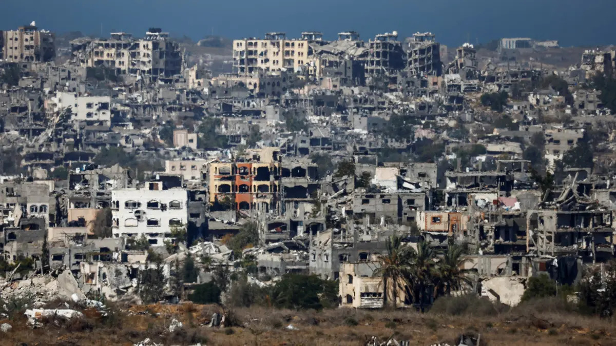 The Gaza Strip has been almost completely destroyed by Israel and has returned to the Stone Age.