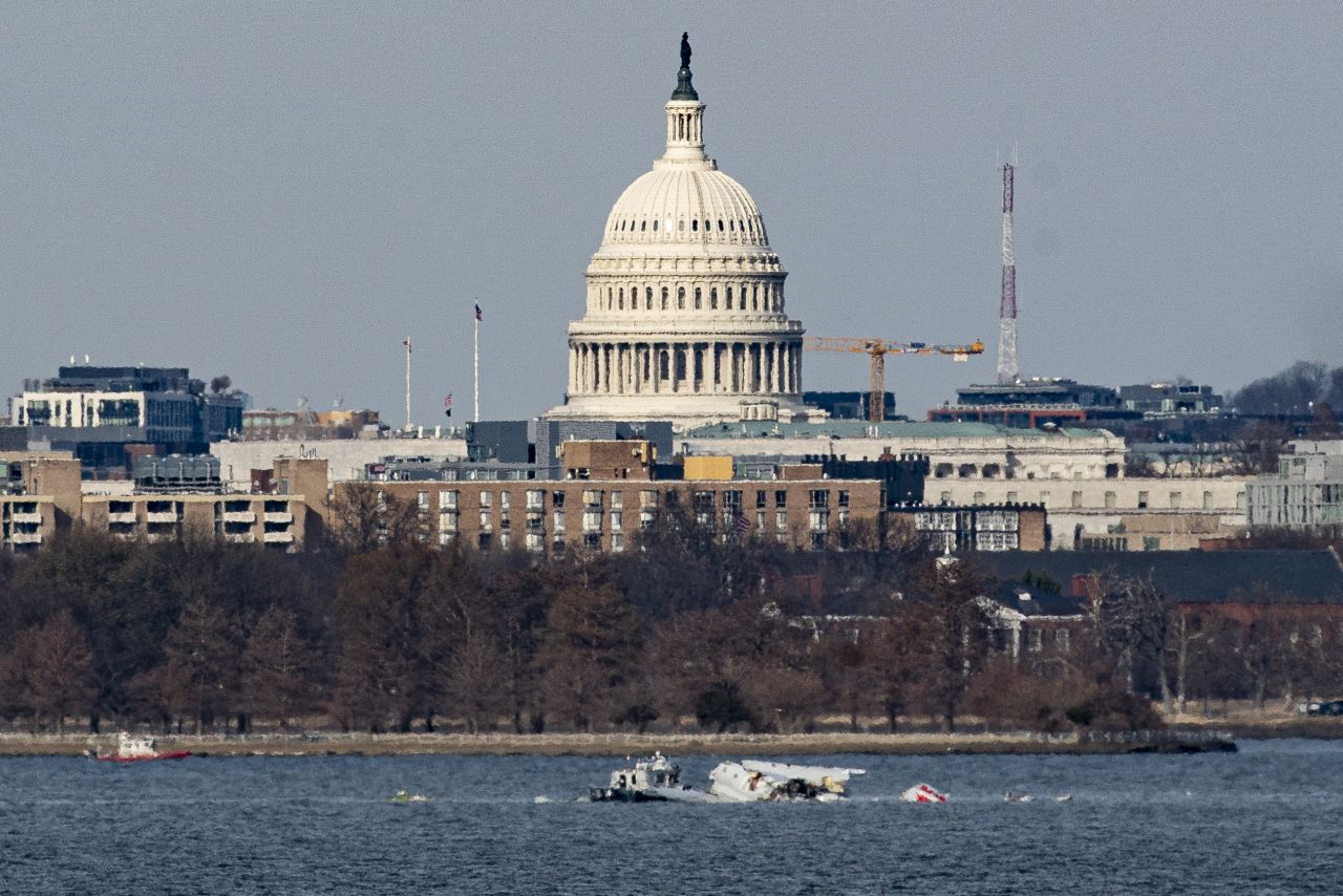 a passenger plane collided with a military Black Hawk helicopter and exploded while landing at the Reagan National Airport in Washington, DC.