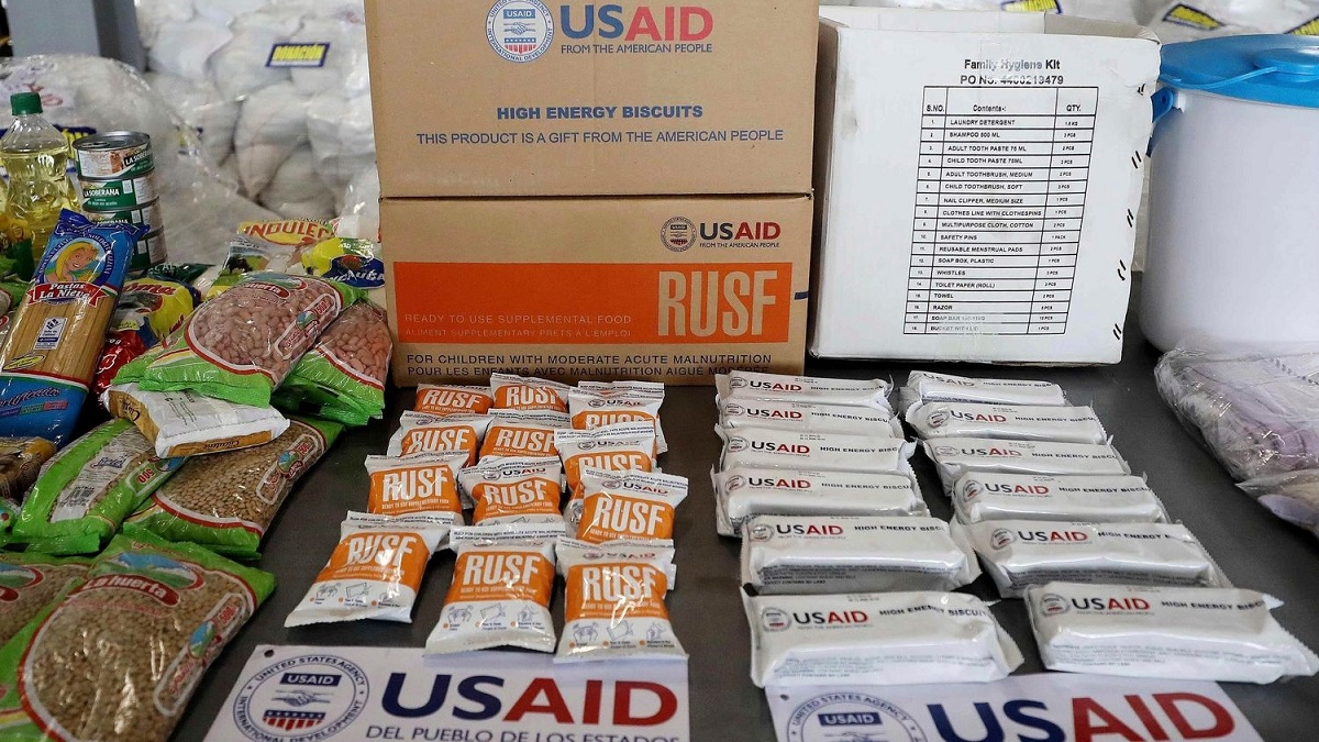 some emergency food aid and humanitarian aid of USAID 