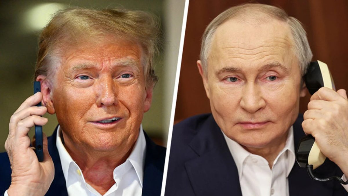 Trump and Putin held a 1.5-hour phone call to discuss solutions to the situation in Ukraine