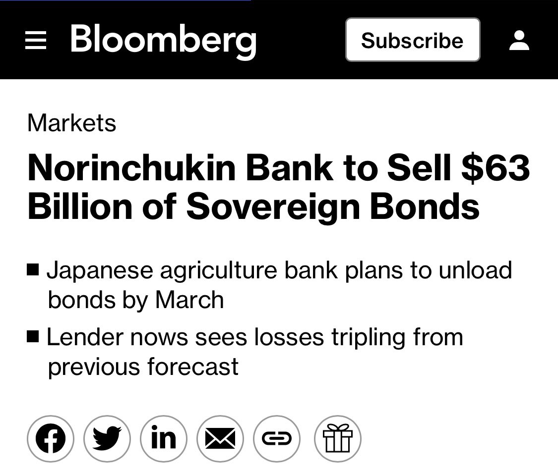 Norinchukin Bank suffered a major setback in its investment in U.S. bonds