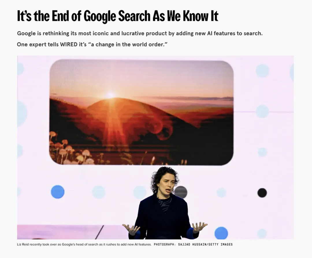 It’s the End of Google Search As We Know It