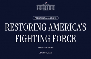 The U.S. Department of Defense establishes Task Force to Restore America&#039;s Fighting Force