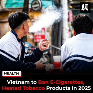 E-cigarette banned in Vietnam